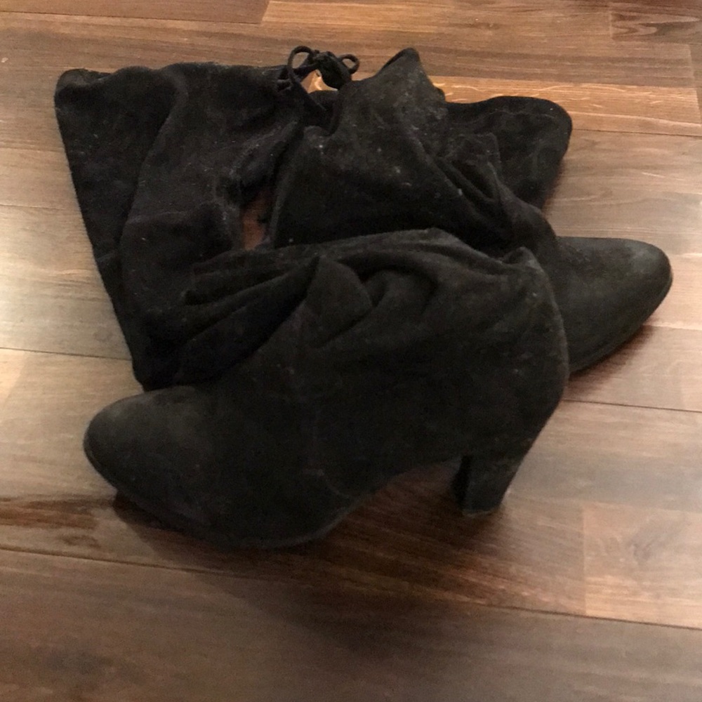 Black Over The Knee Boots